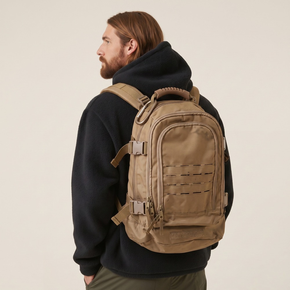 Military Issued Utility Backpack Coyote Tan Tactical Pack MOLLE Outdoor Travel